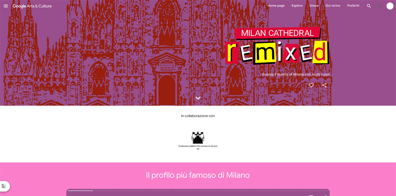 Milan Cathedral Remixed, Credits Veneranda Fabbrica Del Duomo, Google Arts Culture