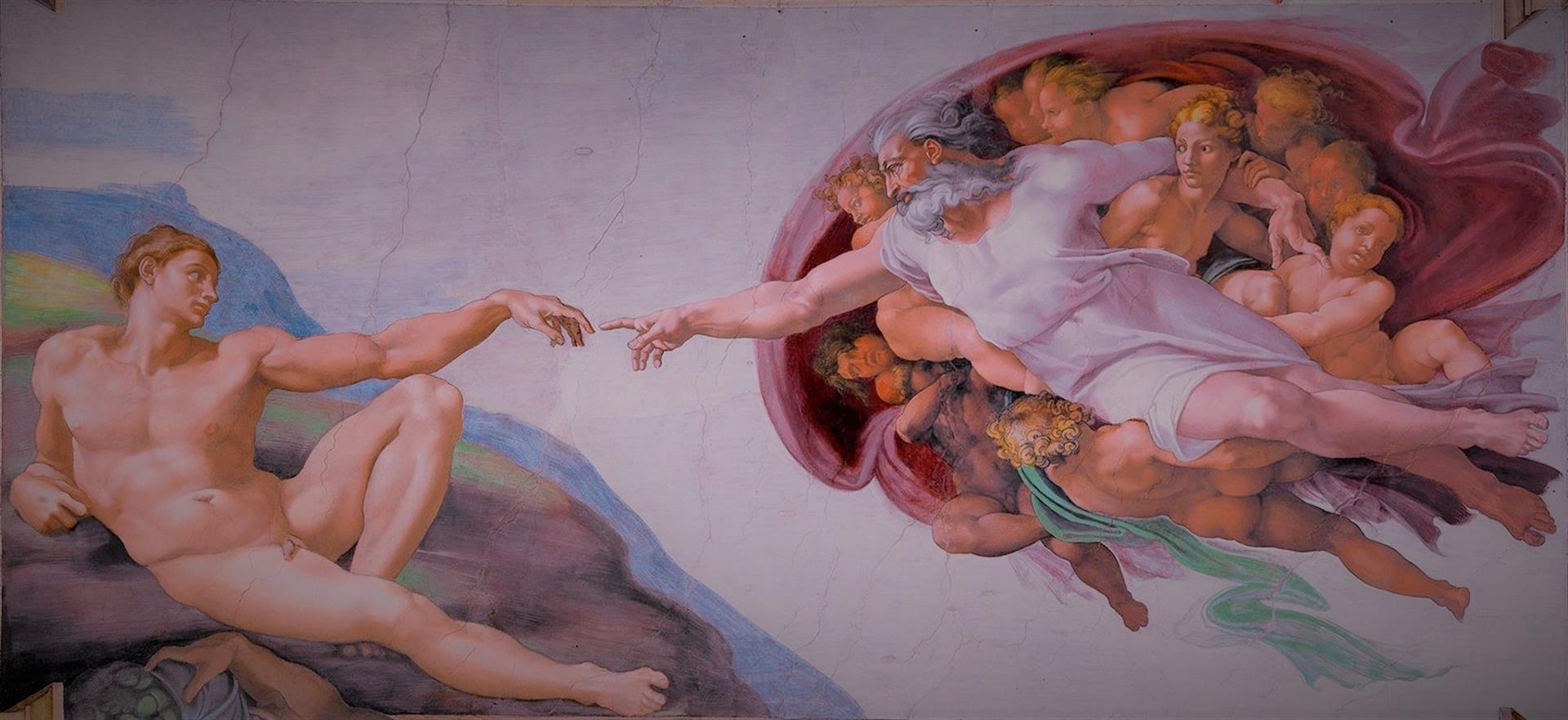 La Creazione Di Adamo Michelangelo