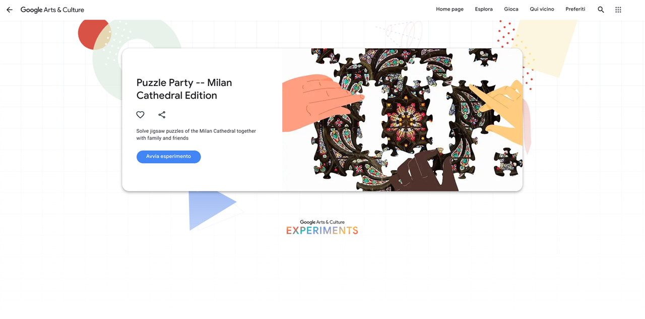 Puzzle Party, Credits Veneranda Fabbrica Del Duomo, Google Arts Culture